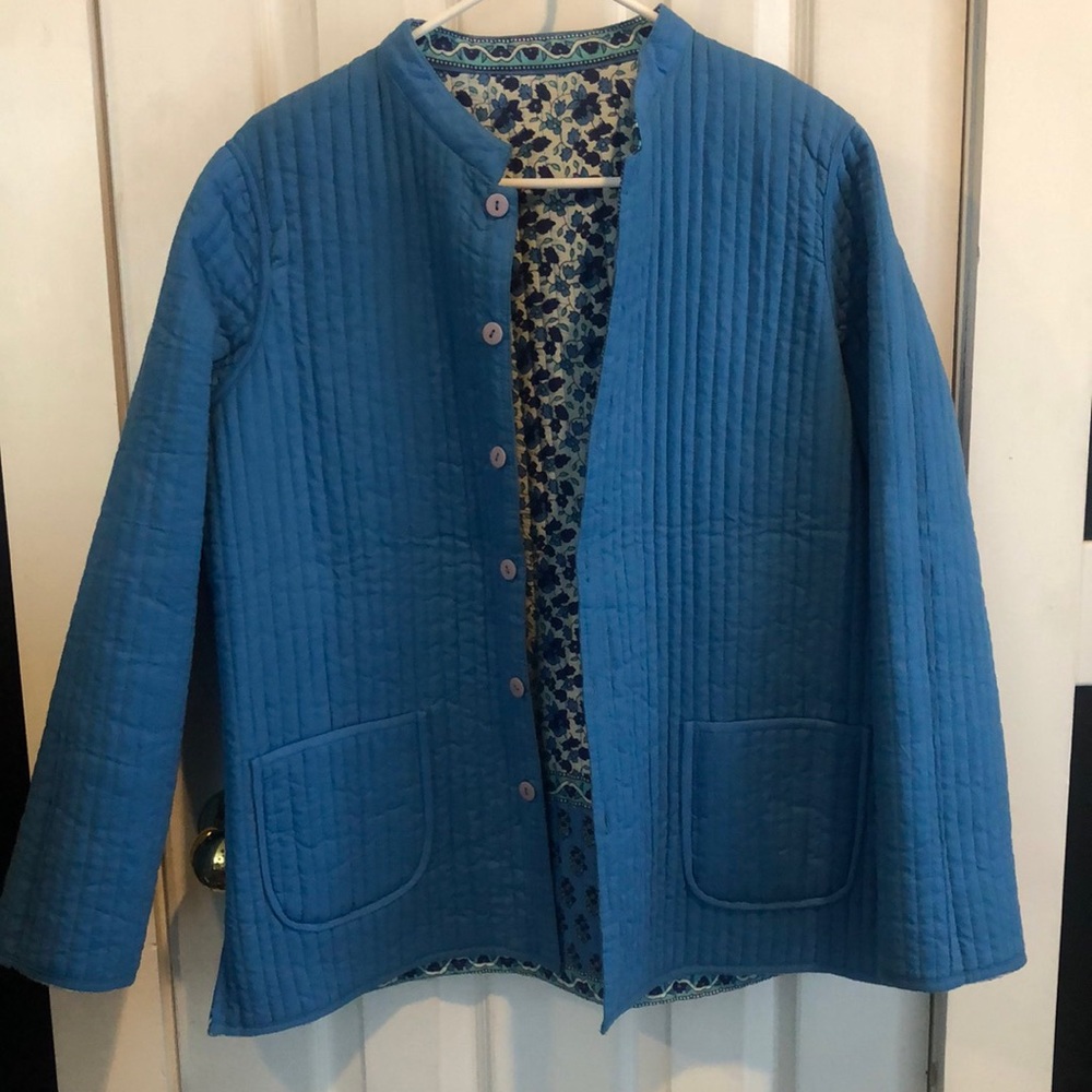 VINTAGE reversible quilt jacket